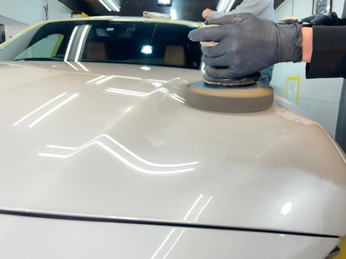 コーティングの定着しやすい状態へコンディショニング