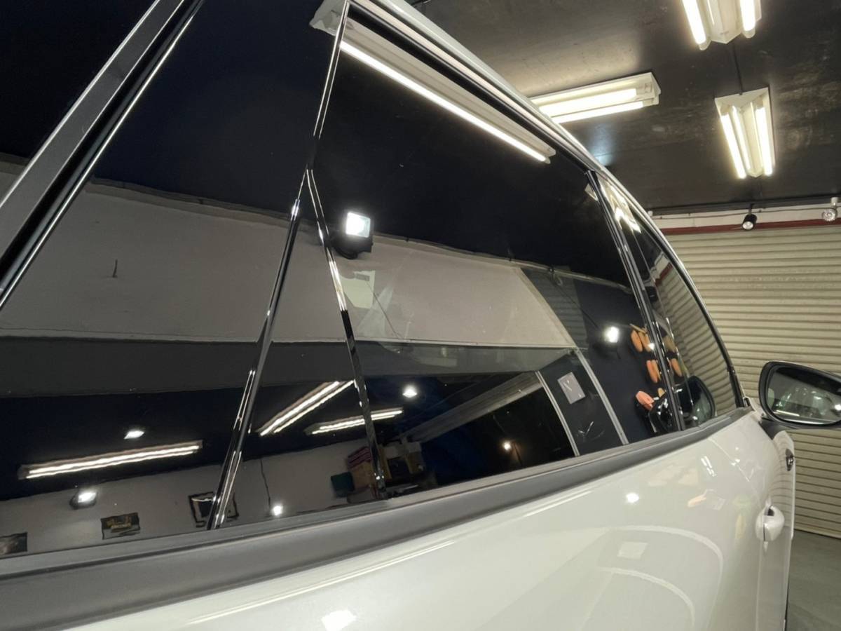 窓ガラスの高耐久フッ素加工での撥水処理