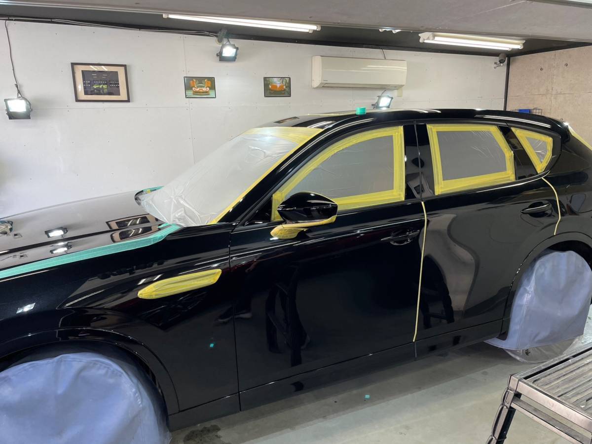 新車CX-60のフルマスキング