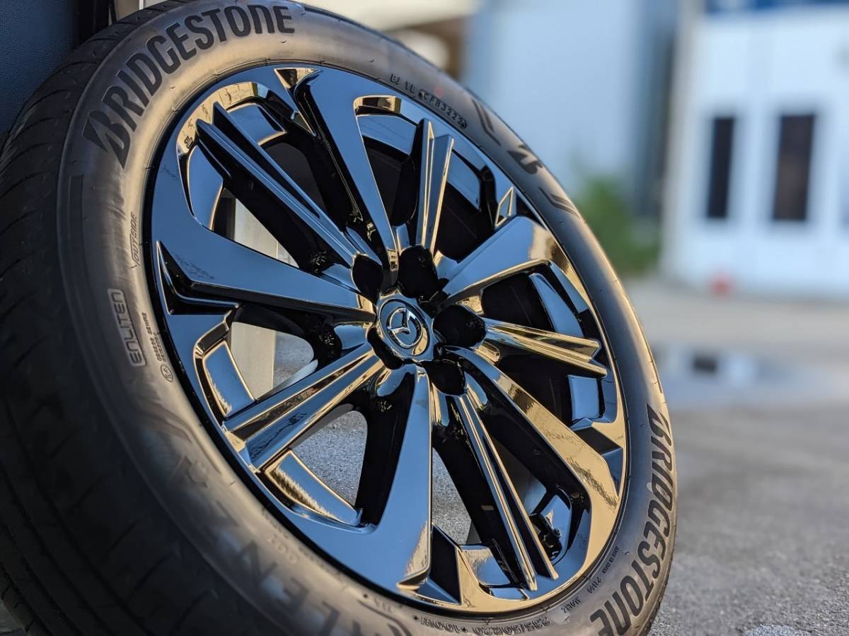 ホイールコーティング塗布後の指触硬化時間