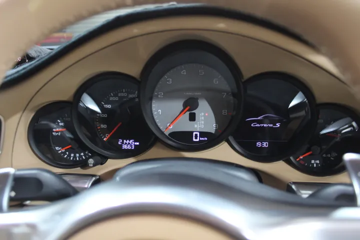 ポルシェ997内装クリーニング