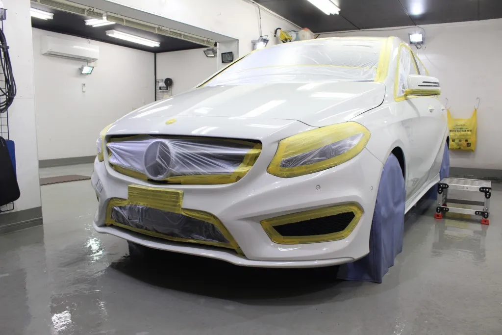 Bベンツのマスキング