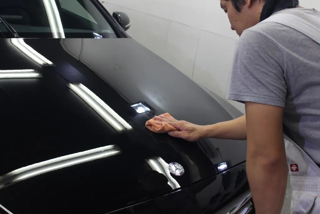 簡易コーティング剤の除去方法