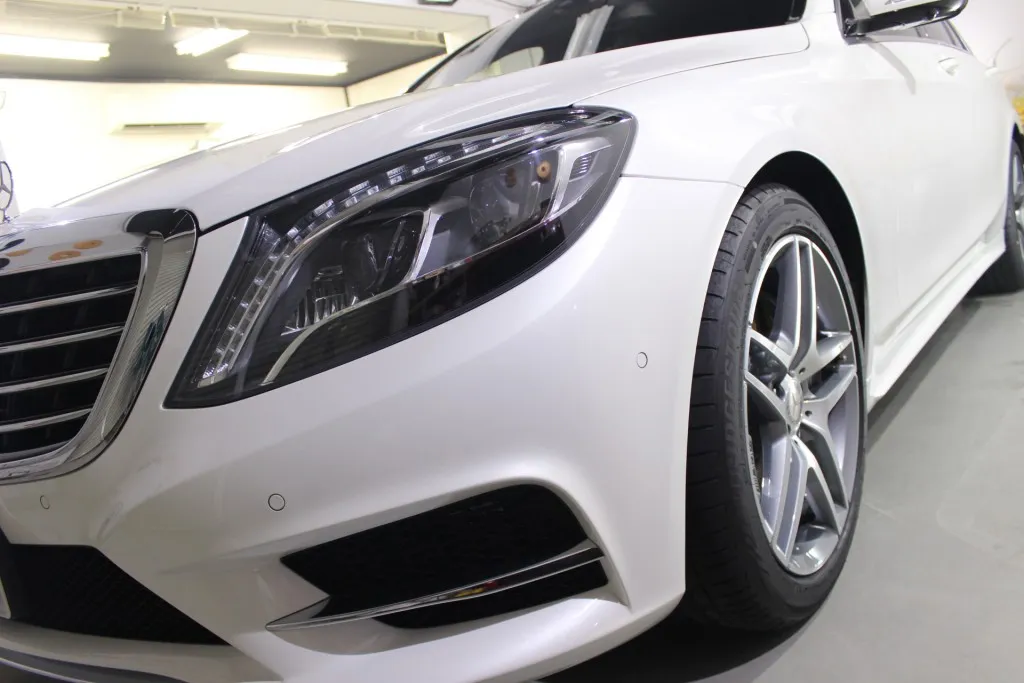 S400へガラスコーティング施工