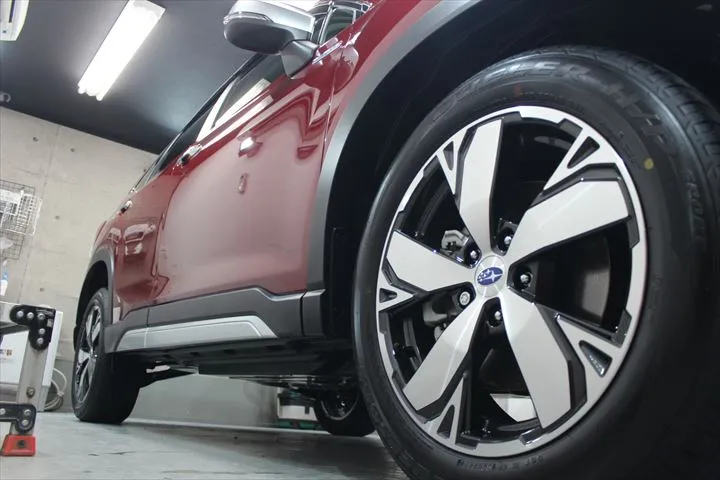 フォレスターのホイールコーティング