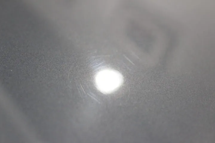 シルバー塗装の傷