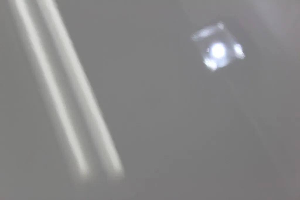 磨き後の写り込み