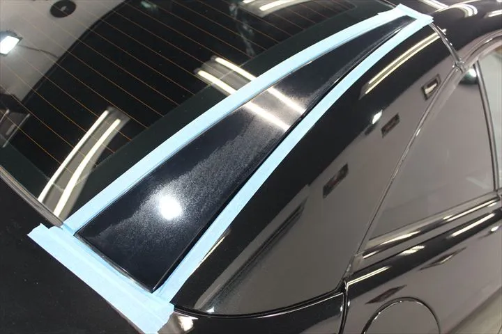 ピラーのラッピングの下地処理サンディング方法