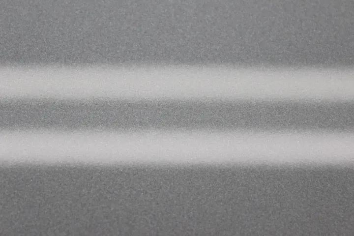 ベンツのシルバーの光沢感