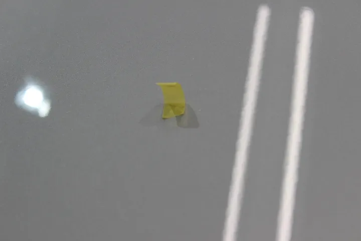 磨き後の抜け間のあるシルバー