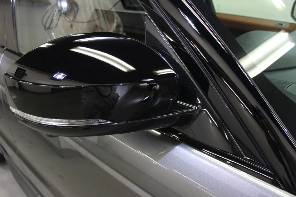 サイドミラー周辺の仕上がり