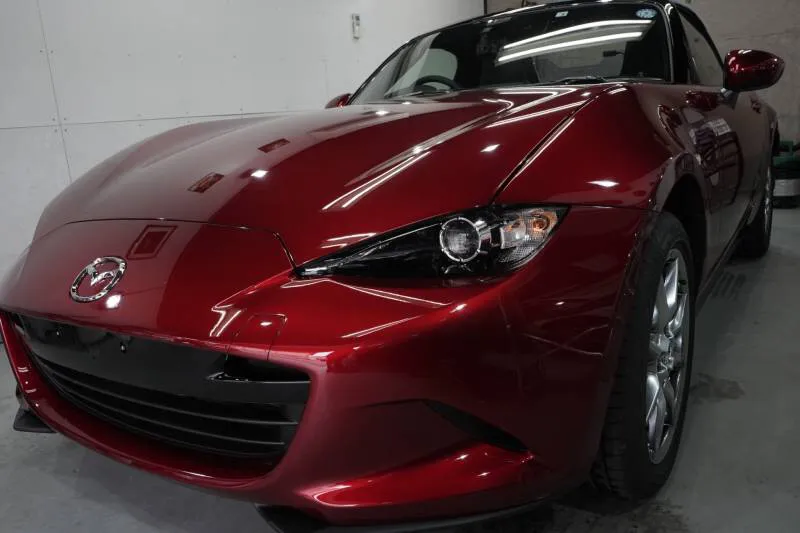 新車マツダロードスターのコーティング