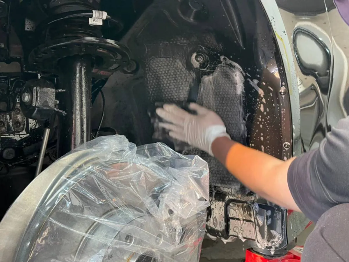 ホイールコーティング施工方法