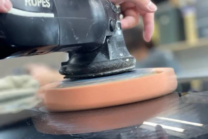 ボディの塗装を磨かないメンテナンス実施店