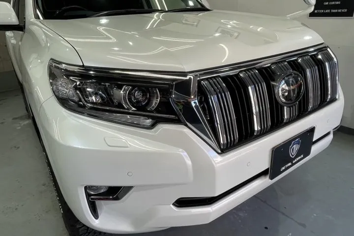 東京のランドクルーザープラドのコーティングメンテナンス施工店