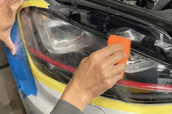 PPFの常温復元性(傷を自己修復)