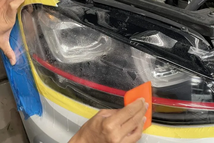 「ヘッドライトスチーマーDREAM COAT」+「XPEL/UltimatePlus8」