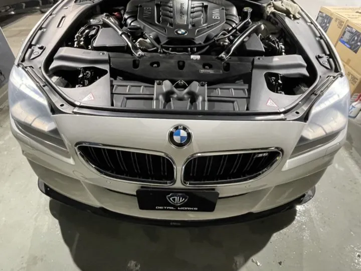 クラック除去後のヘッドライトの白濁