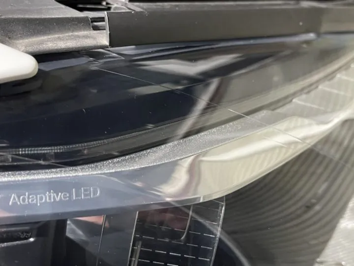 東京のBMW650iのヘッドライトPPF施工例