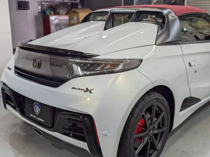 モデューロのウインドー撥水加工