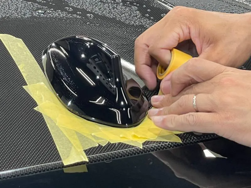 ルーフへのプロテクションフィルム施工方法