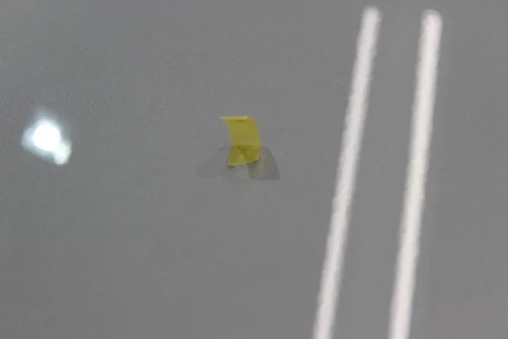 磨き後の抜け間のあるシルバー