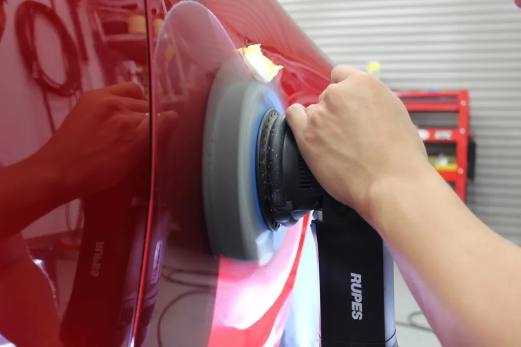 コーティング被膜の定着率