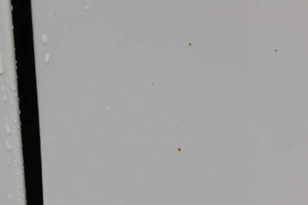 鉄粉の側面被害