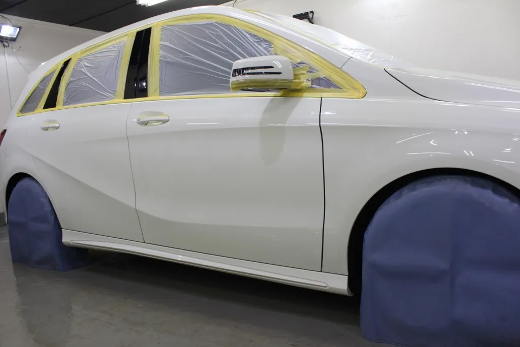 ベンツBクラスフルマスキング