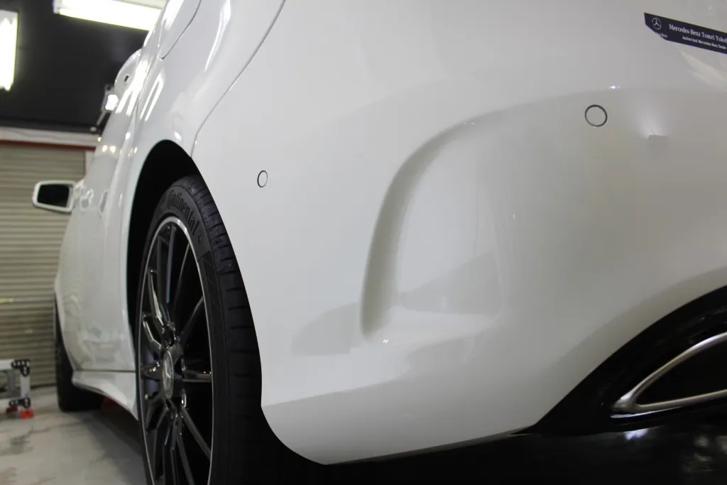 ベンツBクラス、ナノフィル施工