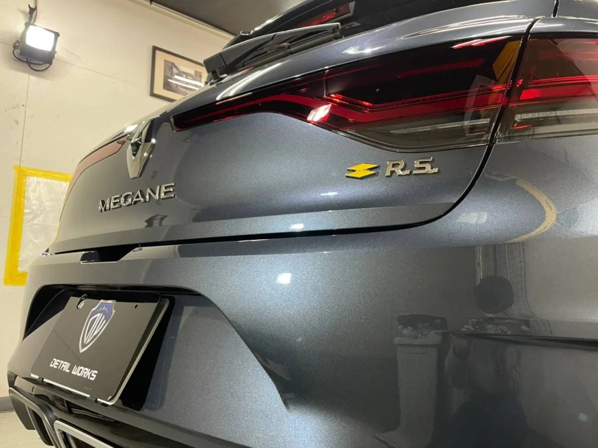 リアのテールランプはボディコーティングの施工範囲