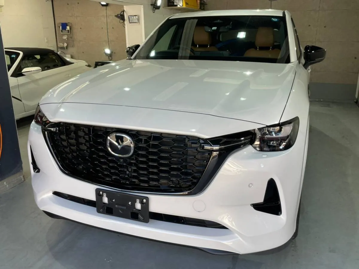 マツダCX-60のガラスコーティング施工とホイールコーティング