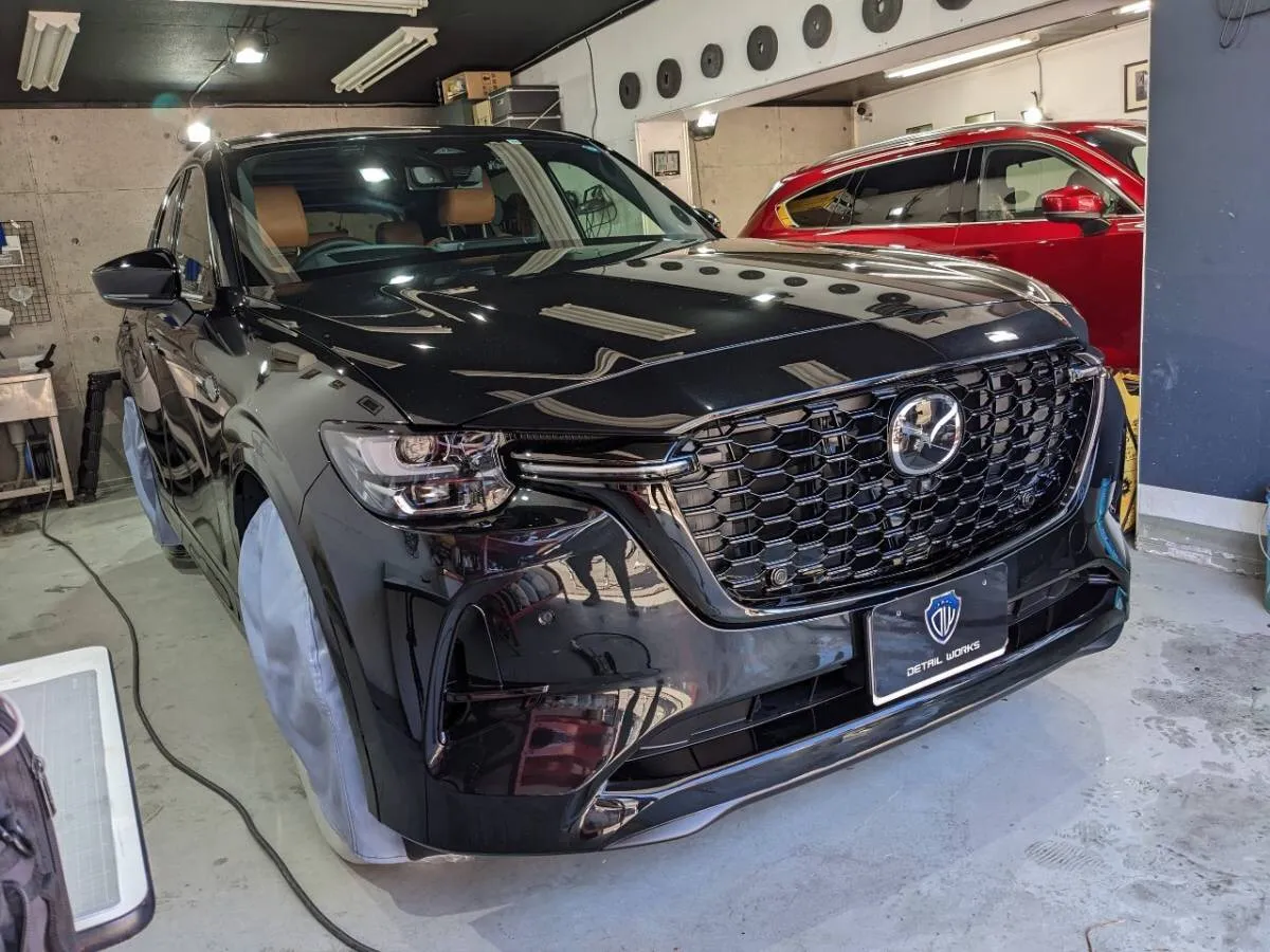 マツダCX-新車マツダCX-60のセラミックコーティング施工