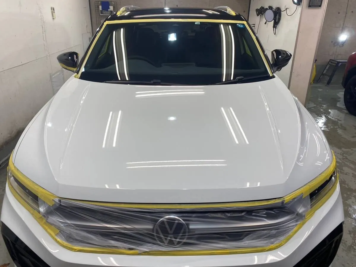 全体の肌調整、小傷処理、水染みの除去など、塗装コンディションを最適化が完了