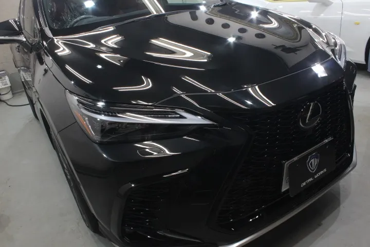 LEXUS NX350hのハイブリッドガラスコーティング/東京都町田市K様