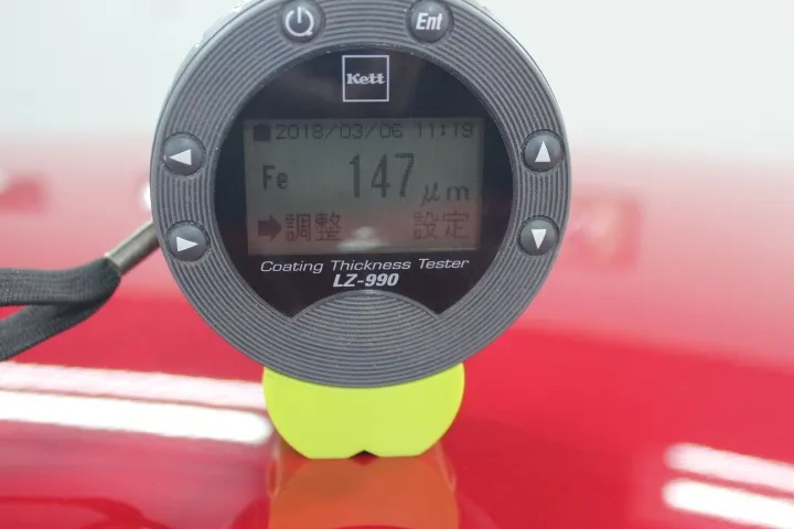 アルファロメオの塗装の膜厚