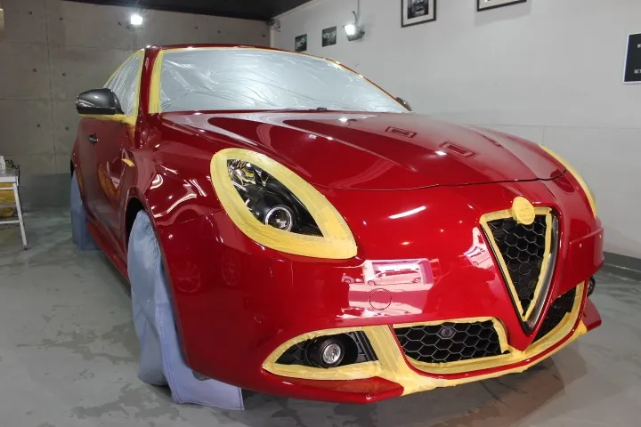 アルファロメオのマスキング