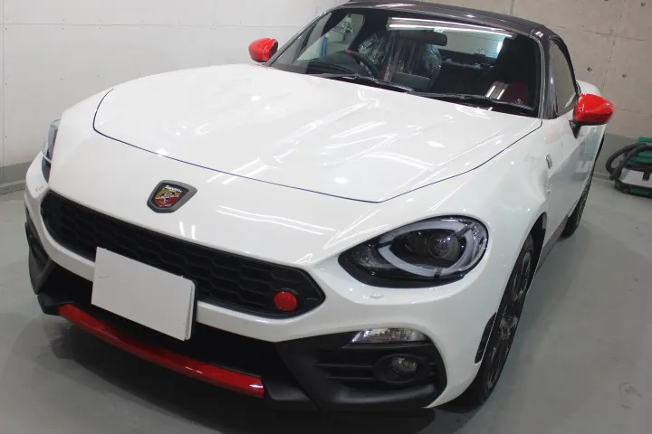 アバルト124スパイダーのコーティング