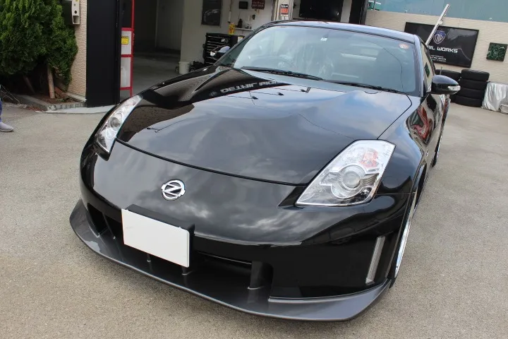 フェアレディーZのガラスコーティング施工例