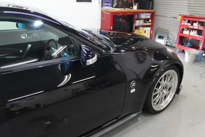 Z33ガラスコーティングのビフォアー&アフター