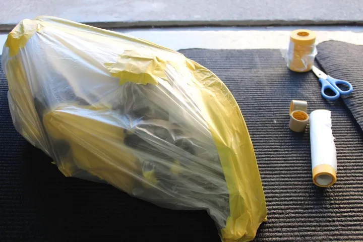 ヘッドライト研磨の下準備