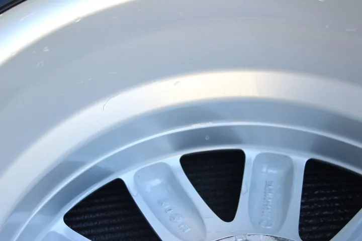 ホイール洗浄後