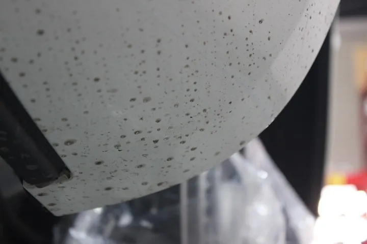 ポルシェマカンの細部クリーニング