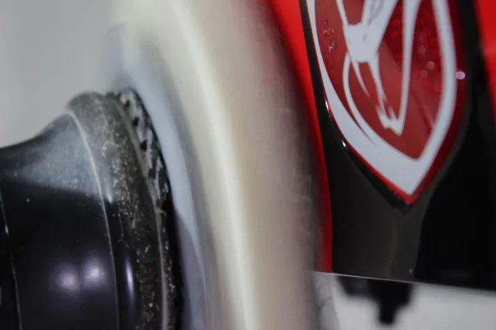 センターストライプの塗装