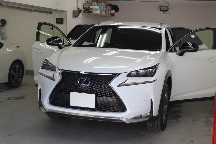 レクサスNXのプロテクションフィルム施工