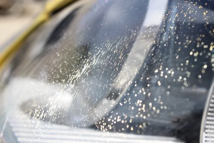 クラックの入ったハードコート