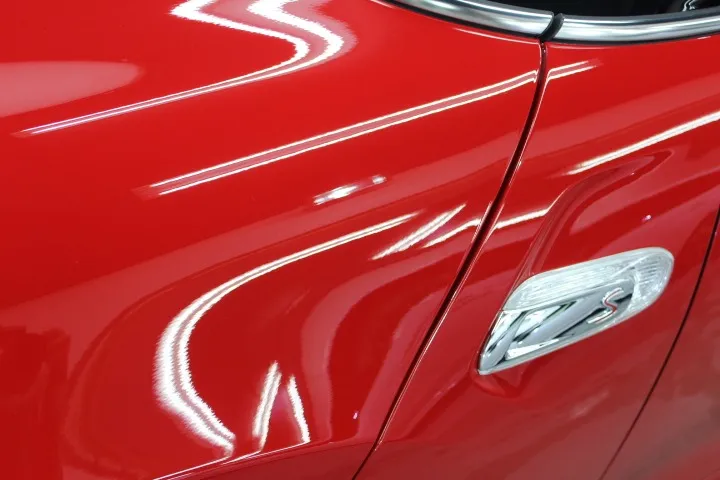 ガラスコーティングの高い透明度