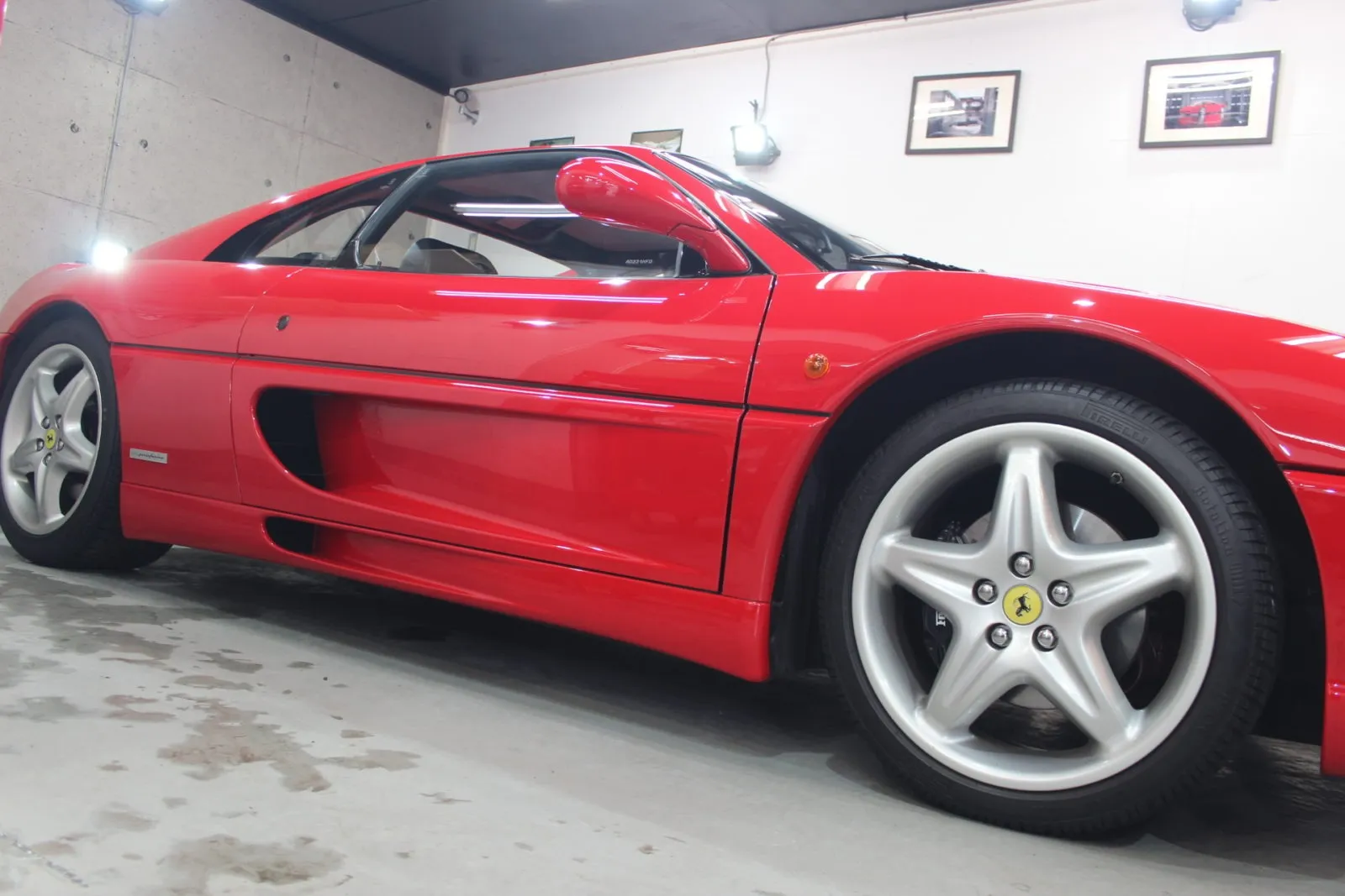 フェラーリF355のX-PELプロテクションフィルム施工完了