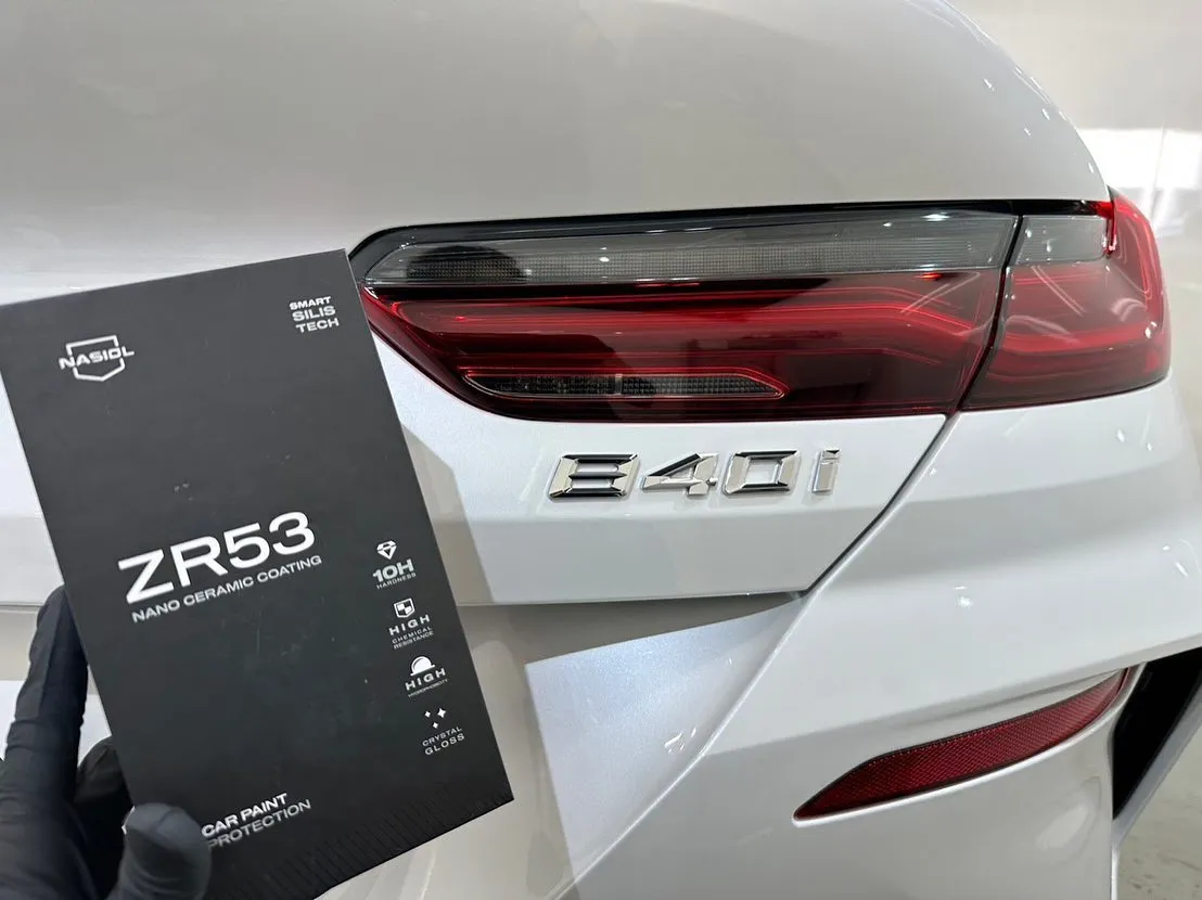 BMW 840iグランクーペ×セラミックコーティング、ホイー...