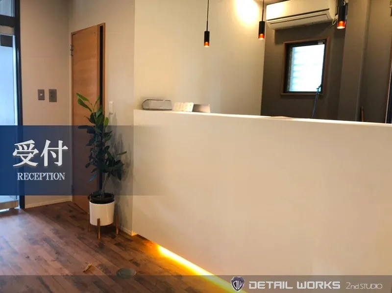 東京のカーコーティング専門店の受付